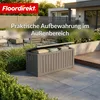 Floordirekt Gartenbox Holz-Optik wetterfeste Kissenbox 300L Produktbild-Vorschau 4