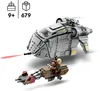 A LEGO Star Wars set featuring a large spaceship and a smaller speeder bike with two minifigures. Náhled obrázku produktu