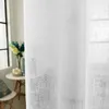 WOLTU Gardinen transparent mit Ösen Leinen Optik, Ösenschal Produktbild-Vorschau 7