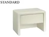 Continental Boxspring Bett Betten Polster Hoch Doppel Leder Produktbild-Vorschau 1
