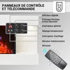 Cheminée murale électrique BALDERIA Ida – Puissance de Voir les images du produit 2