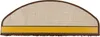 Shaggy Stufenmatten Sphinx Halbrund 23,5 x 65 cm braun Produktbild-Vorschau 3