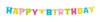 Decorazione per feste ghirlanda di lettere - Happy Birthday Anteprima dell’immagine prodotto 3