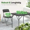 Sekey Klappbar Garten Sitzgruppe Bistro Gartentisch Set 4 Produktbild-Vorschau 5