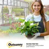 Outsunny 2er-Set Hochbeet aus Stahl, Pflanzbeet Frühbeet Produktbild-Vorschau 4
