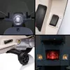 A collage of four close-up images of a children's electric Vespa scooter. Voir les images du produit