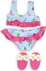 Bábiky Flamingo Ella s plavkami, veľkosť 35-45 cm Náhľad obrázku produktu 1