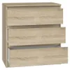 Topeshop M3 SONOMA, Eiche, 3 Schublade(n), Partikelbord, Produktbild-Vorschau 14
