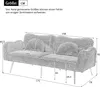 Merax Zweisitzer Sofa mit Schlaffunktion, Sofabett mit Produktbild-Vorschau 11