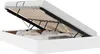 vidaXL Ottoman Bettgestell Reinweiß 140 x 200 cm Kunstleder Produktbild-Vorschau 1