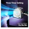 Zimilo Tischventilator mit Akku und Type C, 100 Windstufen, Produktbild-Vorschau 4