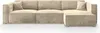 A sectional sofa in a cream color. Produktbild-Vorschau