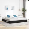 Ottoman Bettgestell mit Speicher Schwarz 200 x 200 cm Samt Produktbild-Vorschau 3