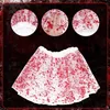 Damen Zombie Halloween Kostüm Tutu Set Blutig 17 Teile Rot Produktbild-Vorschau 3