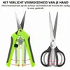Federschere, ergonomisch, rostfreie Klingen, 16,5 cm, grün Productafbeelding-voorbeeld