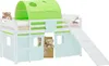 Homestyle4u Detská poschodová posteľ 90x200 s roštom, Náhľad obrázku produktu 12