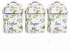 VQ Laura Ashley Boîtes de Rangement Lot de 3 Acier Voir les images du produit 1