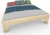 Holzbett Massivholzbett Zinkenbett (Fichte) "Rosi" 120 200 Produktbild-Vorschau 3