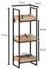 FineBuy Étagère murale 27x77x18 cm Mango bois massif / Voir les images du produit 3