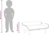 Kindersofa Rosa 70x40x24 cm Samt Produktbild-Vorschau 8