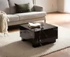A modern living room scene with a sofa, coffee table, and rug. Voir les images du produit