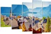 Bild auf Leinwand - Leinwandbild - Berge See Wasser - Produktbild-Vorschau 1