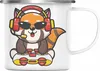 Trendation - Gaming Panda Emaille Tasse Kinder Geschenkidee Produktbild-Vorschau 1