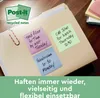 POST-IT 654 RSS3COL3+1F Sticky note Super Sticky 100% Anteprima dell’immagine prodotto 2