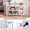 COSTWAY 2-in-1 boekenkast en console, 3 niveaus, vrijstaand Productafbeelding-voorbeeld 5