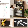 COSTWAY Étagère de cuisine à 5 étages avec éclairage, Voir les images du produit 6