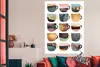MuchoWow® Poster Abstrakt - Kaffeetassen - Pastell - Muster Produktbild-Vorschau 2