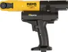 A studio shot of a black and yellow power tool. Podgląd zdjęcia produktu