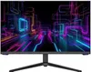 A gaming monitor displaying a colorful, abstract digital landscape. Produktbild-Vorschau