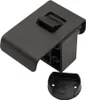 A black furniture latch and its base are shown against a white background. Produktbild-Vorschau