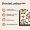 KitchenYeah© Herdabdeckplatte Blumen - Fliese - Muster , Produktbild-Vorschau 6
