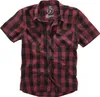 Brandit Kurzarmhemd Herren Roadstar schwarz/rot Basics 100% Produktbild-Vorschau 7