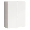 Badezimmerschrank Wandhängend Weiss 2-Türig Modern 3 Produktbild-Vorschau 2