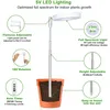 LED lampa pro rostliny s plným spektrem Nastavitelná výška Náhled obrázku produktu 3