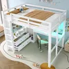 Flieks Etagenbett 140x200cm mit Kleiderschrank und Stange, Produktbild-Vorschau 3
