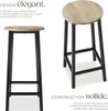 Tabourets de bar Corby - Bois clair industriel, Chêne Voir les images du produit 4