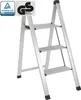 Alu Trittleiter 3-stufig silber klappbar 150 kg Anti-Rutsch Produktbild-Vorschau 2