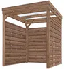 UNIPORT Holzunterstand Kaminholzregal Terrassenüberdachung Produktbild-Vorschau 4