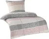 A bedding set, including a duvet cover and a pillowcase, displayed on a white background. Produktbild-Vorschau