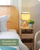 EDISHINE Nachttischlampe Wohnzimmer ,Tischleuchte mit Produktbild-Vorschau 10