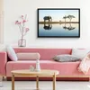 MuchoWow® MuchoWow® Gerahmtes Poster Elefant - Wasser - Produktbild-Vorschau 6
