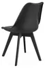 Chaise - Leobert - Mark - Noir/Pieds Noirs - 49 X 43 X 82 Voir les images du produit 10