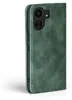 A green flip cover phone case for a Xiaomi Redmi 13C. Produktbild-Vorschau