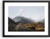 Gerahmtes Poster - Schwarzer Rahmen - Weg Berg Gipfel - Produktbild-Vorschau 1