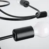 Lampa sufitowa LEVAR czarna 8xE27x15W metal wym:28x58x58cm Podgląd zdjęcia produktu 4