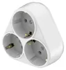 Adaptateur multiprise compact Braytron à 3 prises, prises Voir les images du produit 1